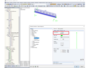 Zobrazení podporových momentů jako vektorů