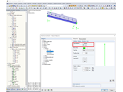 Zobrazení podporových momentů jako vektorů