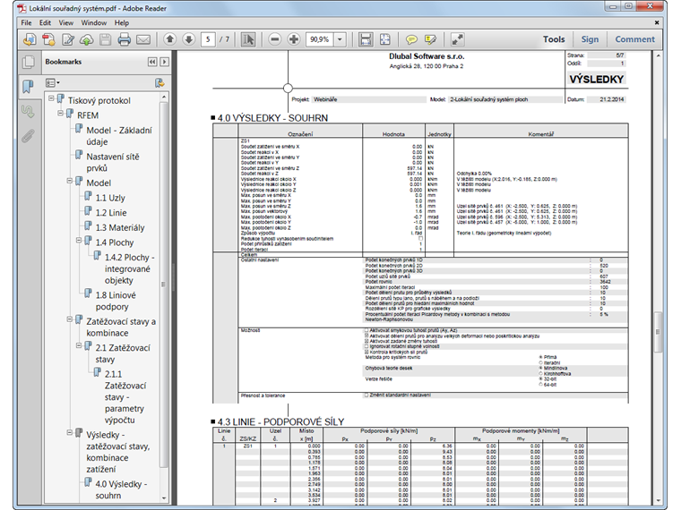 Export tiskového protokolu do formátu PDF