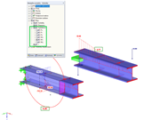 Výsledné vnitřní síly v řezu