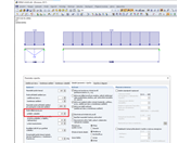 Průběh momentu s děleními na prutu pro průběhy výsledků na 10 dílů