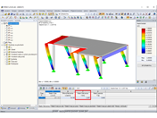 Vlastní frekvence konstrukce před redukcí tuhosti