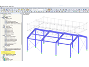 Zobrazení vygenerovaných plošných zatížení