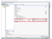 Výběr kombinací zatížení v tiskovém protokolu