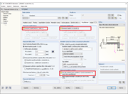 Nastavení pro návrh výztuže