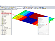 Natočení osového souřadného systému plochy