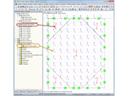 Zobrazení směru výztuže