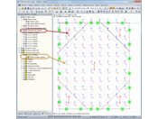 Zobrazení směru výztuže
