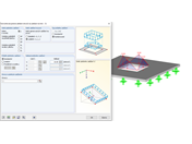 Generování zatížení na otvory z plošného zatížení