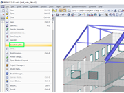 Export modelů z programu RFEM nebo RSTAB do formátu * .glb nebo * .glTF