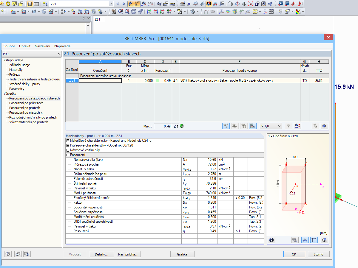 Posouzení na vzpěr