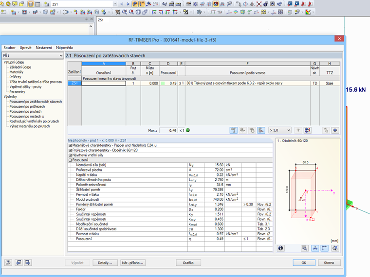 Posouzení na vzpěr