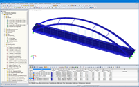 3D model silničního mostu Güsen B 10 v programu RSTAB (© grbv)