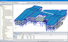 3D-Modell der Schule in RFEM (© DBC AS)
