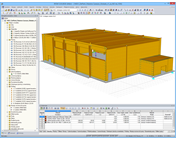 3D model tělocvičny v programu RFEM (© Studio Ergodomus)