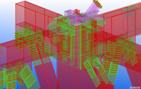 Modelování spojů v programu Tekla Structures (© Alstom)