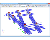 Model nosné konstrukce v programu RFEM (© GHI)