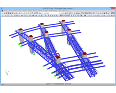 Model nosné konstrukce v programu RFEM (© GHI)