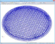 Räumliches Modell der Kuppel des Louvre Abu Dhabi in RSTAB (© Waagner-Biro)