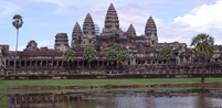 Chrám Angkor Wat v Kambodži