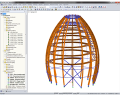 Gesamtstruktur des Baumturmes in RSTAB (© WIEHAG)
