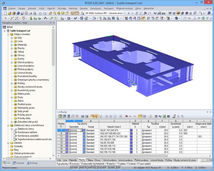 Vozík pro transportní pánve