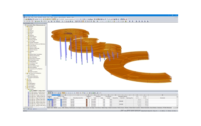 Model Conversation Plinth v programu RFEM (© Bensonwood)