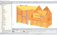 3D model domu Haus Gables v programu RFEM (© Bensonwood)