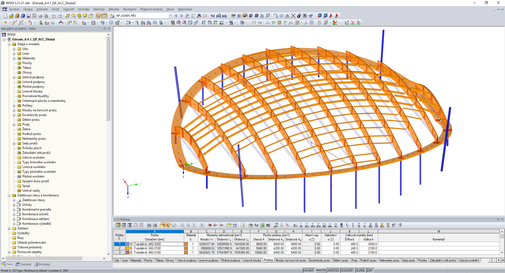 Dřevěná střešní konstrukce
