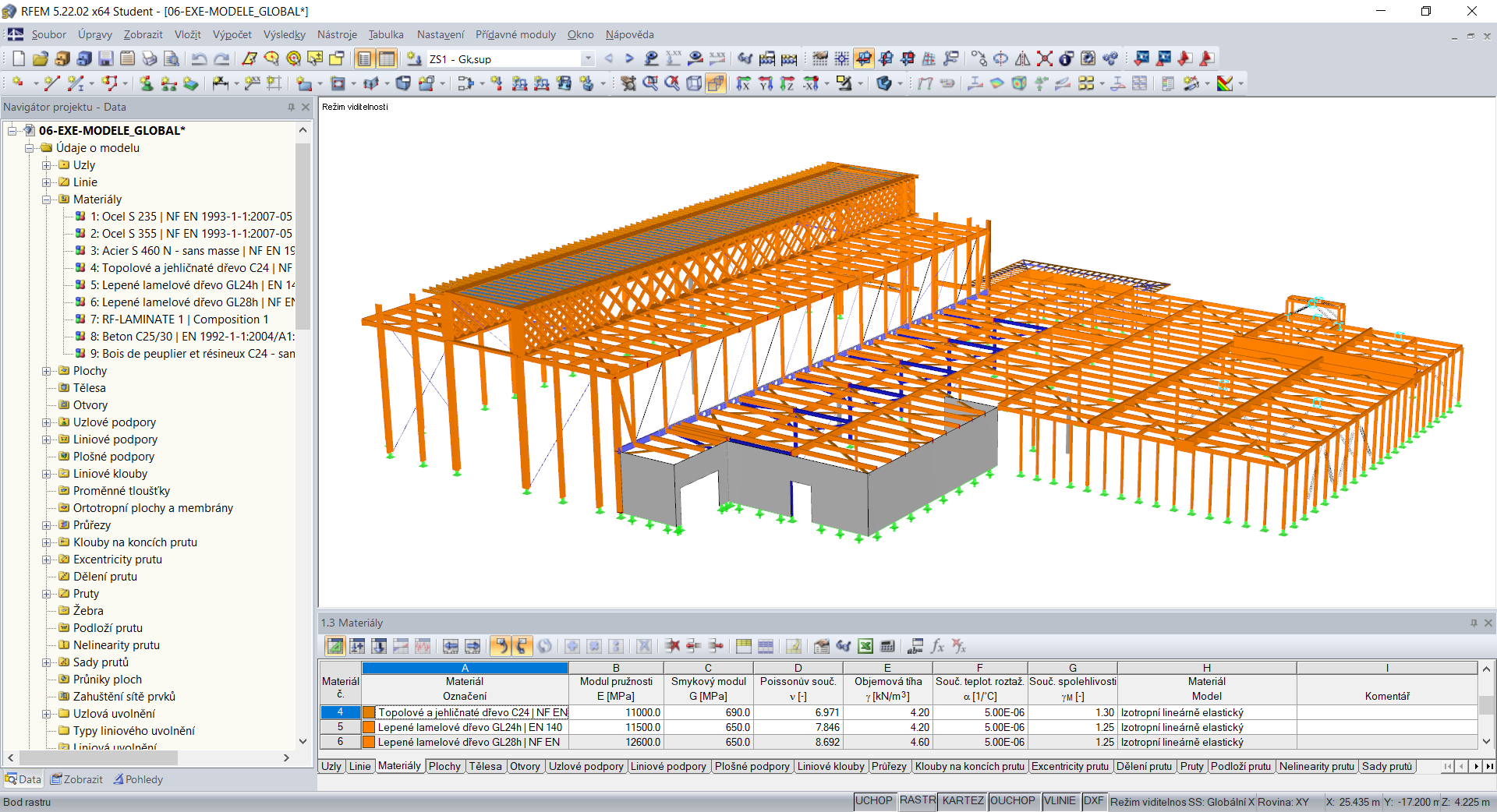 Model v programu RFEM (© Arborescence)