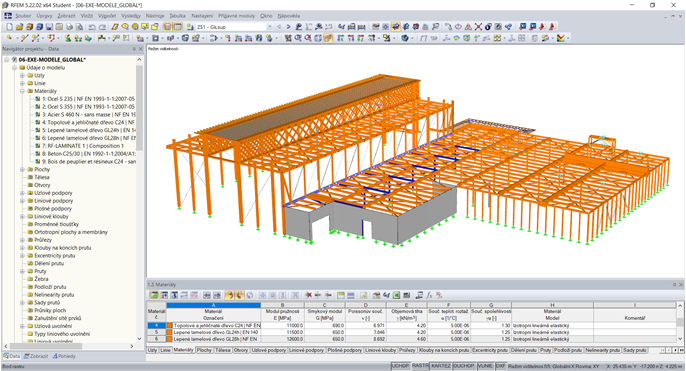 Model v programu RFEM (© Arborescence)