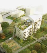 Jihovýchodní pohled (© Ingénierie Bois)