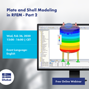 Modelování desek a skořepin\n v programu RFEM – část 2