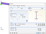 Příklad nosníku pro více metod klopení