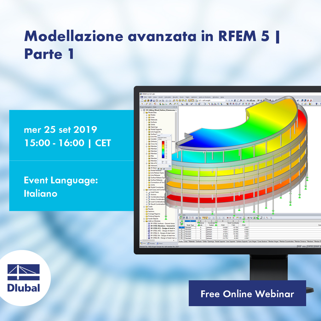 Pokročilé modelování v programu RFEM 5 | Část 1