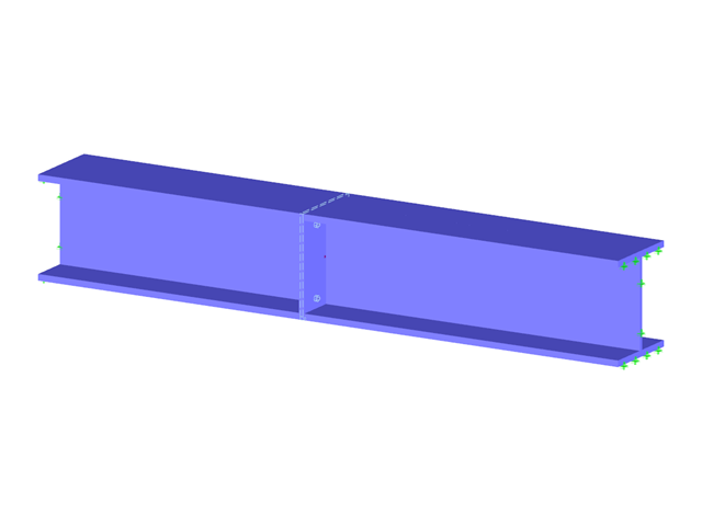 Parametrický model KP pro posouzení tuhých spojů s čelní deskou