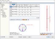 Dialog "Navržená podélná výztuž" v modulu RF-CONCRETE Columns