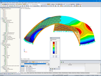 Dřevěný pavilon RFEM Deformace (© PIRMIN JUNG)