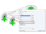 Nastavení nelinearity prutu