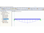Grafické zobrazení výsledků modulu RF-/STEEL EC3 - posouzení mezního stavu použitelnosti