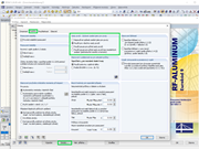 Možnost prutového zadání v modulu RF-/ALUMINUM