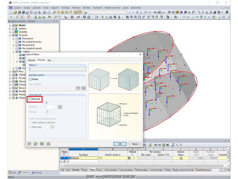 Vícevrstvá síť deaktivována