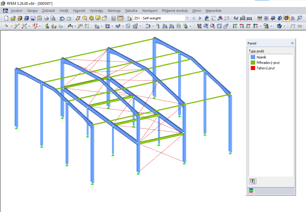 Vygenerované ztužení