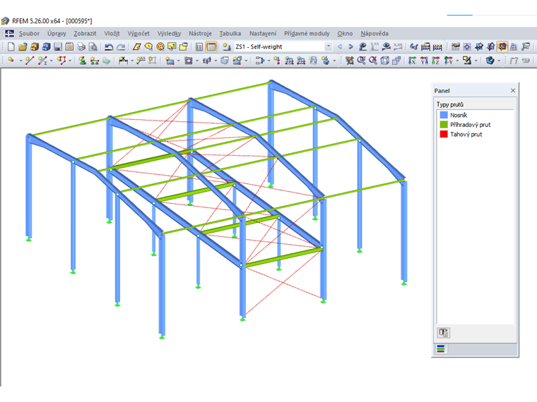Vygenerované ztužení