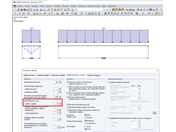 Průběh momentu s děleními na prutu pro průběhy výsledků na 30 dílů