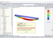 Upozornění v programu RFEM