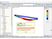 Upozornění v programu RFEM