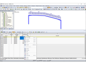 Výběr funkcí v místní nabídce