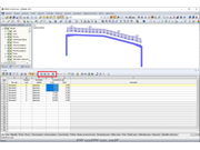 Funkce výběru v panelu nástrojů v okně tabulky