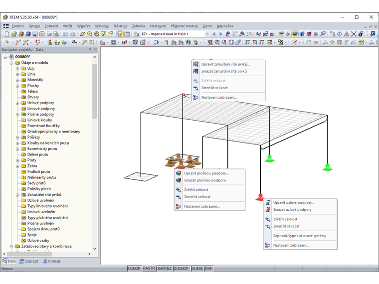 Místní nabídka pro podpory a zahuštění sítě prvků